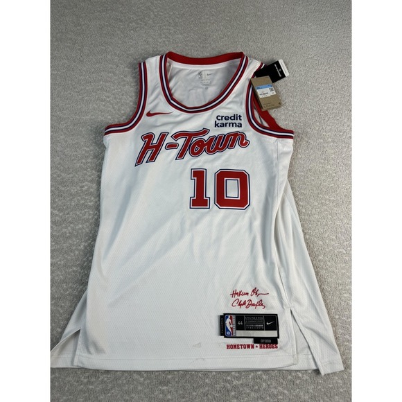 Houston Rockets Home Town Heroes Jersey Mens Medium White Smith Jr 10 Nike City